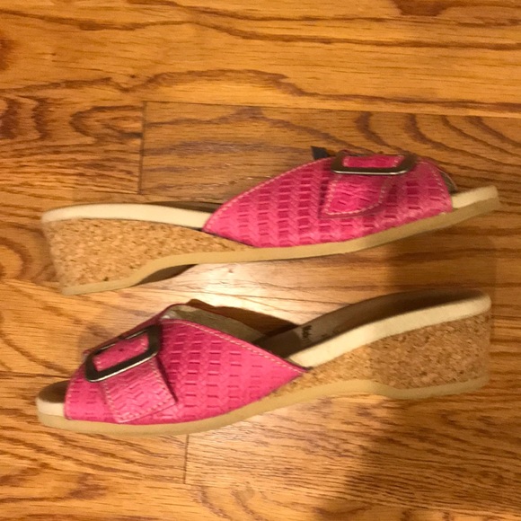 Worishofer Fuschia Mule 284 Size 40 - Picture 3 of 6